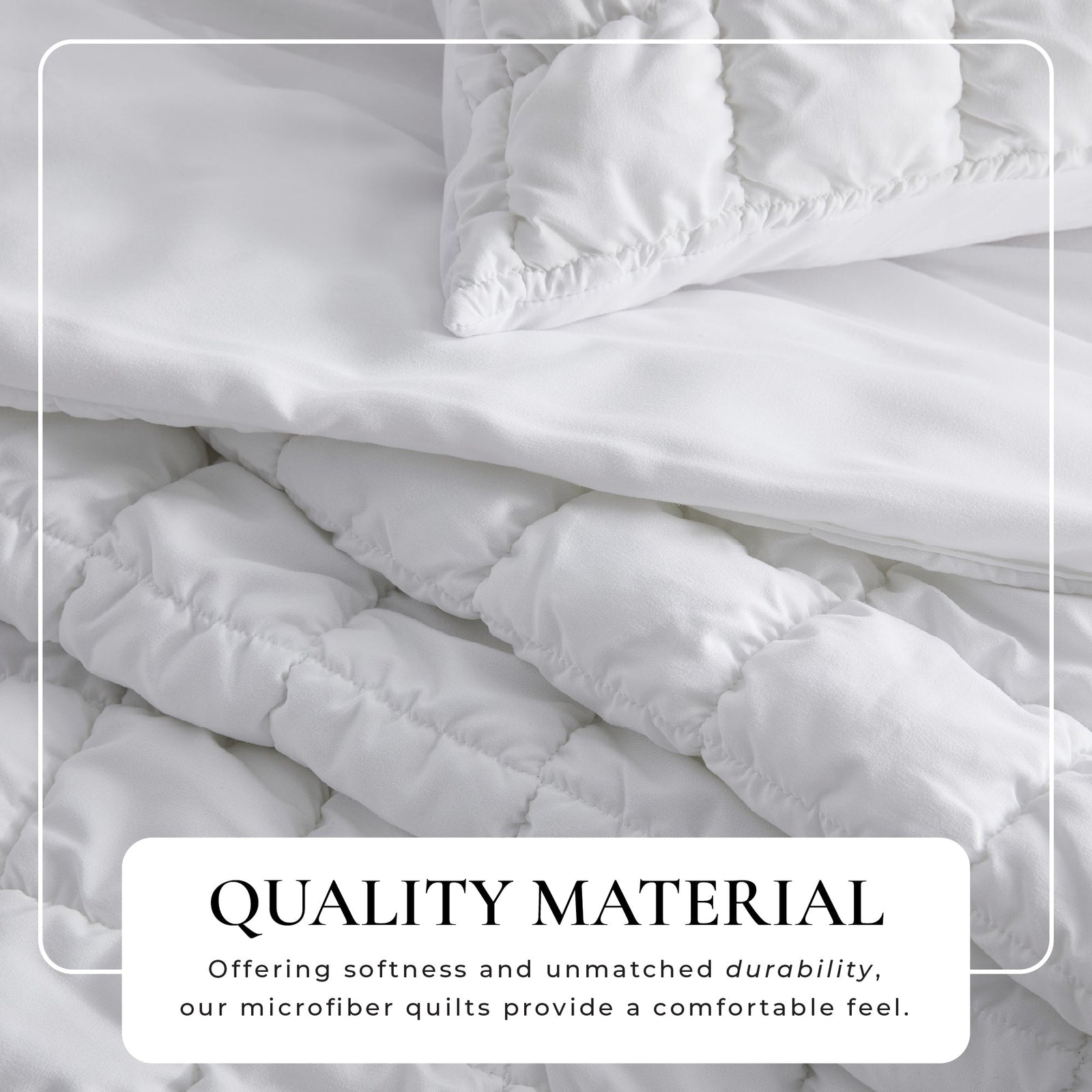 Puff Marshmallow Texture Quilt Set - Marshmallow Collection