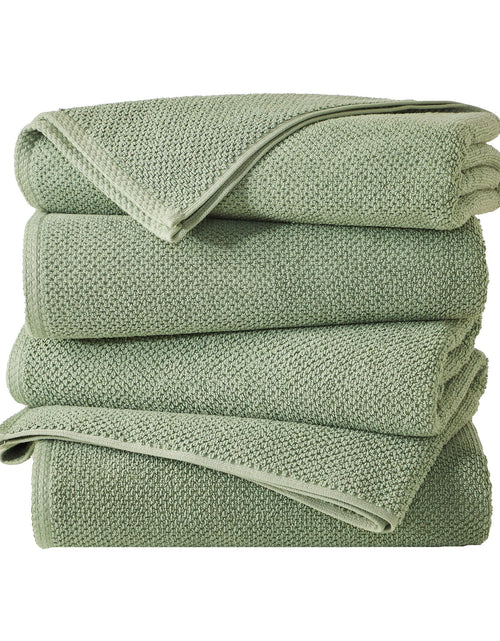Load image into Gallery viewer, Cotton Textured Bath Towel Set - Acacia Collection
