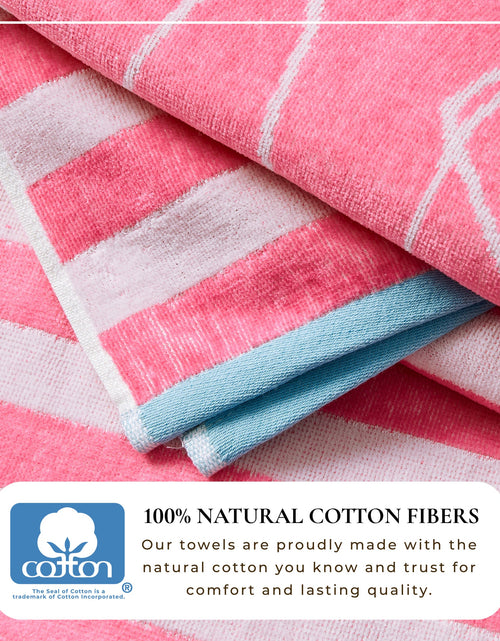 Load image into Gallery viewer, Cotton Velour Beach Towel - Maui Collection
