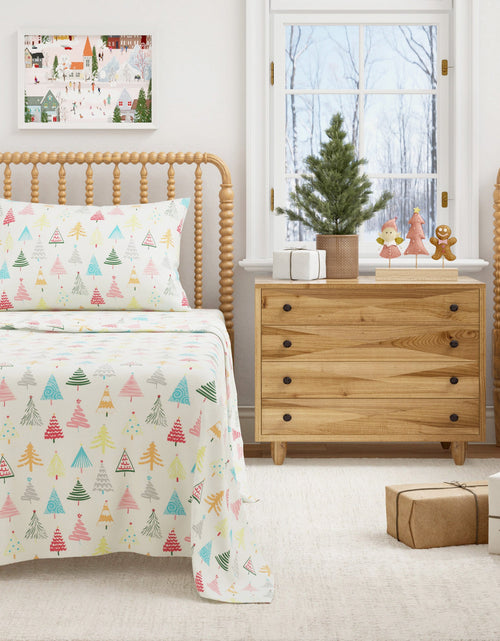 Load image into Gallery viewer, Turkish Cotton Christmas Flannel Sheet Set - Whittaker Collection
