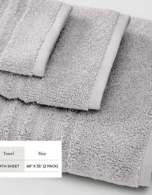Load image into Gallery viewer, Luxury Combed Cotton Bath Towel Set - Karina Collection
