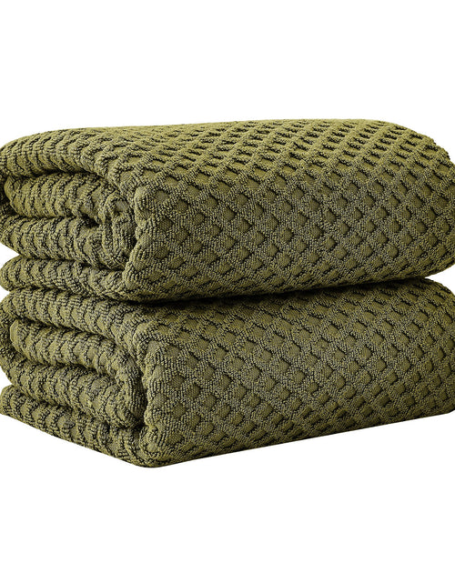 Load image into Gallery viewer, Cotton Diamond Waffle Weave Bath Towel Set - Grayson Collection

