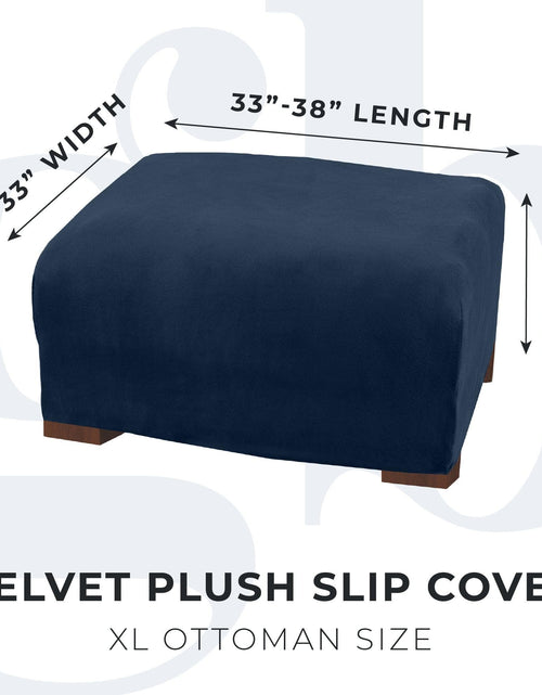 Load image into Gallery viewer, Velvet Stretch Slipcover - Gale Collection
