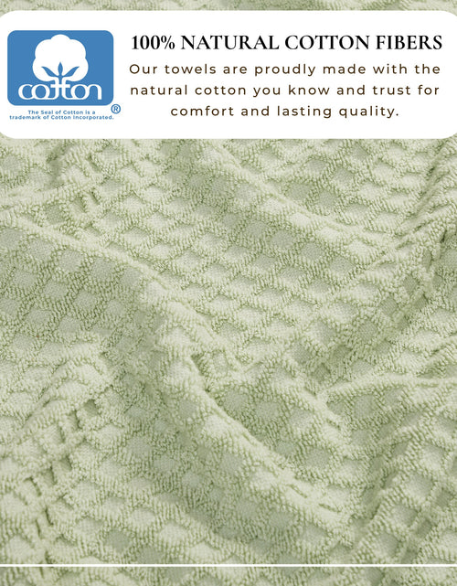 Load image into Gallery viewer, Cotton Diamond Waffle Weave Bath Towel Set - Grayson Collection
