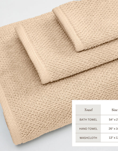 Load image into Gallery viewer, Cotton Textured Bath Towel Set - Acacia Collection
