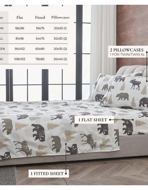 Load image into Gallery viewer, Lodge Printed Sheet Set - Mountain Ridge Collection
