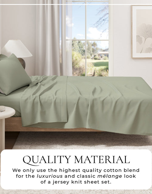 Load image into Gallery viewer, 100% Organic Cotton Jersey Knit Sheets
