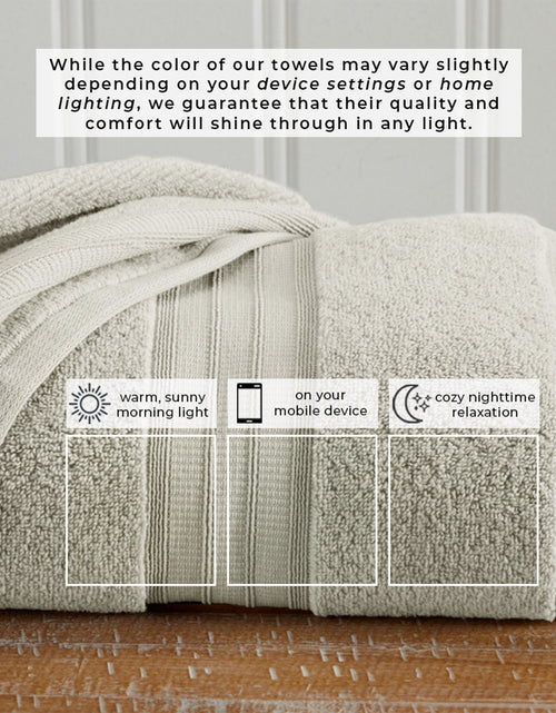 Load image into Gallery viewer, 100% Cotton Premium Bath Towel Set - Chiara Collection
