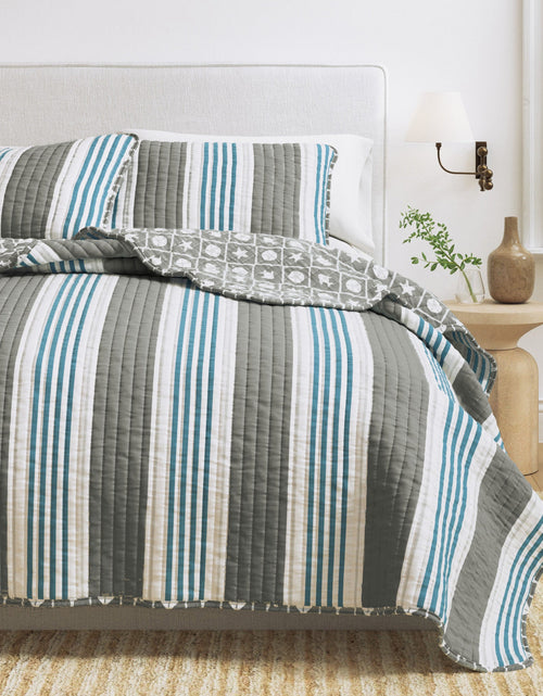 Load image into Gallery viewer, St. Croix Collection Coastal Quilt Set
