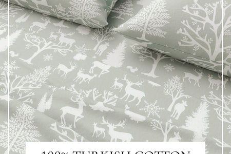 Turkish Cotton Flannel Sheet - Lakeview Collection