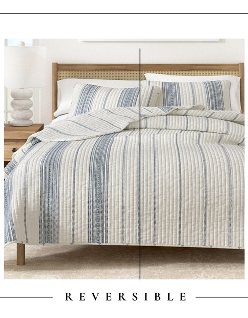 Load image into Gallery viewer, Stripe Quilt - Wesley Collection
