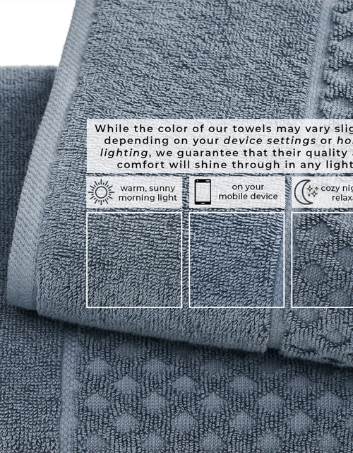Load image into Gallery viewer, Cotton Diamond Waffle Weave Bath Towel Set - Grayson Collection
