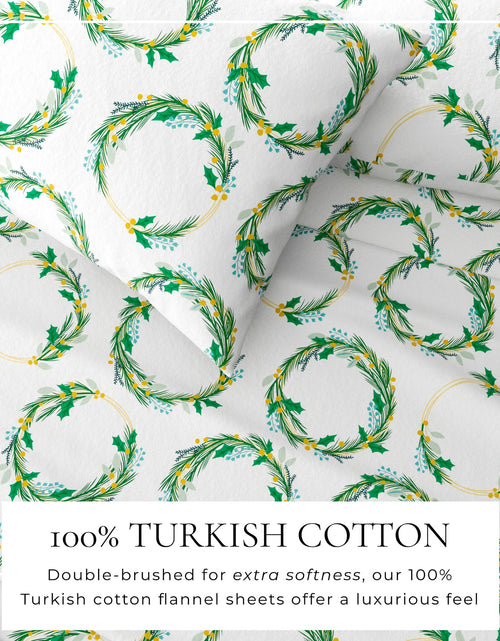 Load image into Gallery viewer, Turkish Cotton Flannel Sheet - Lakeview Collection
