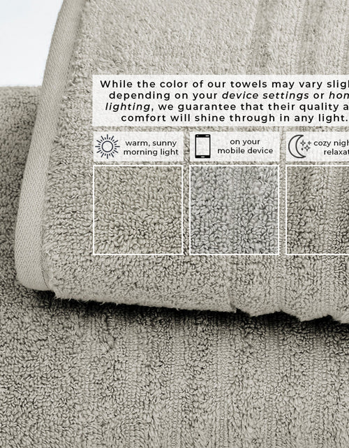 Load image into Gallery viewer, Luxury Combed Cotton Bath Towel Set - Karina Collection
