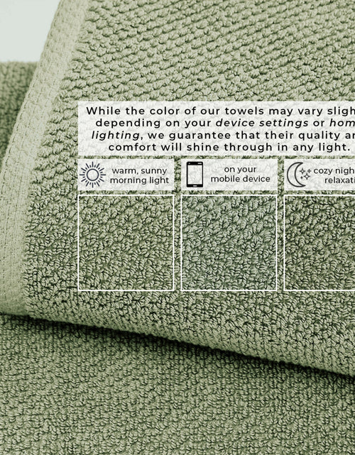 Load image into Gallery viewer, Cotton Textured Bath Towel Set - Acacia Collection
