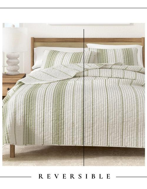 Load image into Gallery viewer, Stripe Quilt - Wesley Collection

