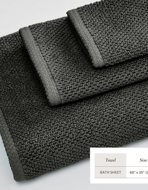 Load image into Gallery viewer, Cotton Textured Bath Towel Set - Acacia Collection
