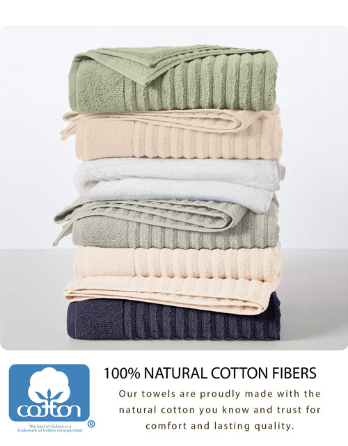 Load image into Gallery viewer, Luxury Combed Cotton Bath Towel Set - Karina Collection
