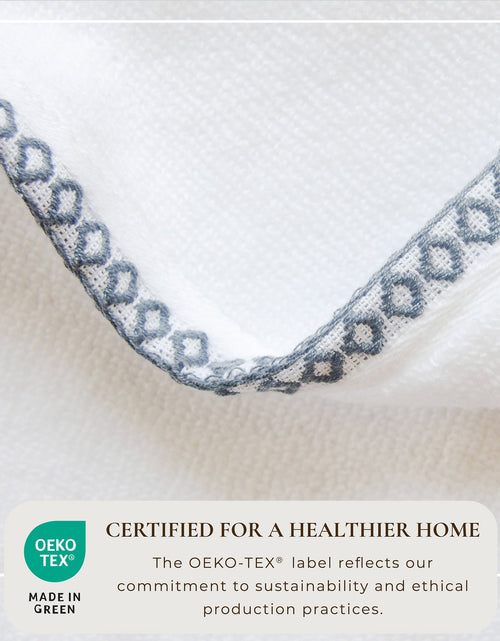 Load image into Gallery viewer, Cotton Border-Stitched 6-Piece Towel Set - Valery Collection
