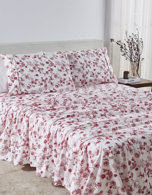 Load image into Gallery viewer, Watercolor Floral Sheet Set - Delia Collection
